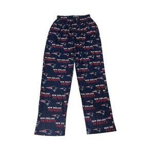 NFL New England Patriots Team Apparel Mens All Over Print Pajama Pants Small
